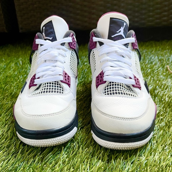 Jordan 4 Retro Paris Saint-Germain Bordeaux Size 10 - Picture 11 of 11